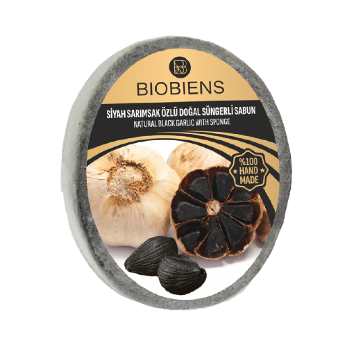 BioBiens Siyah Sarmsak zl Doal Sngerli Sabun 135gr